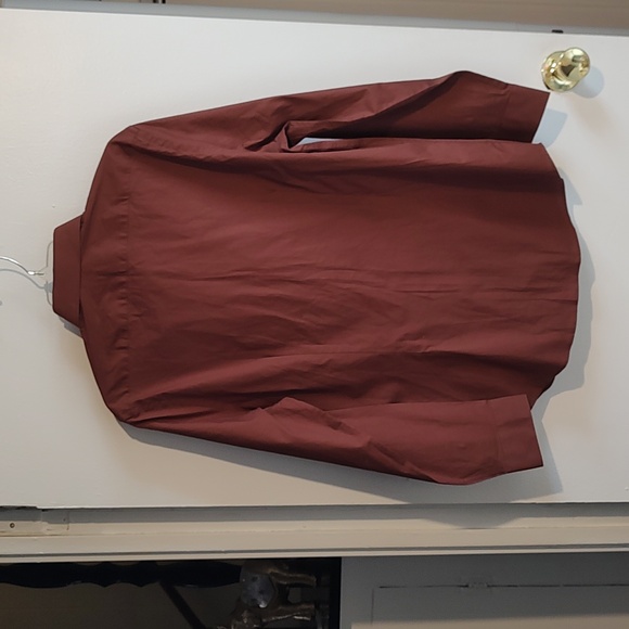 Express Men's Extra Slim Brown Shirt Size M - Picture 2 of 7